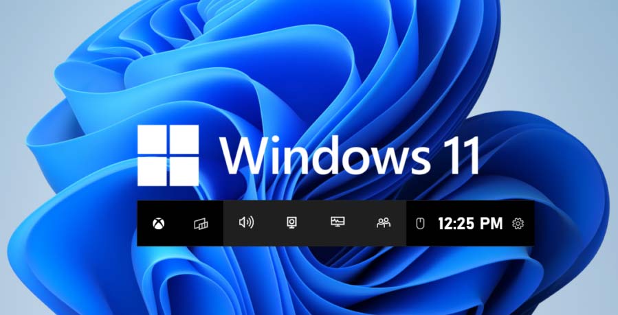 Windows 11 Screen Recorder & game bar.